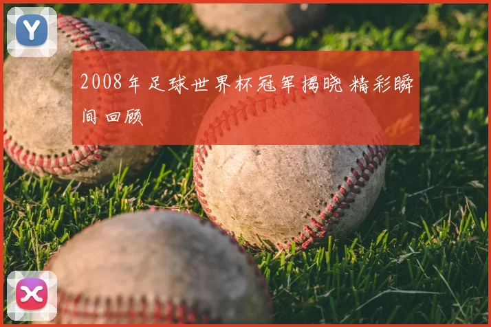 2008年足球世界杯冠军揭晓 精彩瞬间回顾
