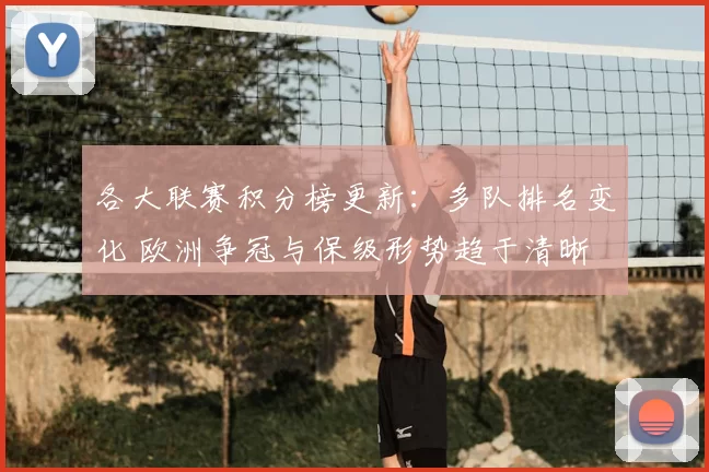 各大联赛积分榜更新：多队排名变化 欧洲争冠与保级形势趋于清晰